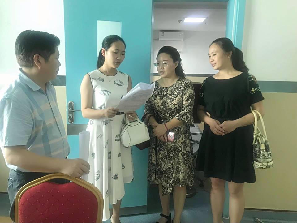 市、区总工会领导来院调研、指导省“十佳”劳模创新工作室的创建工作