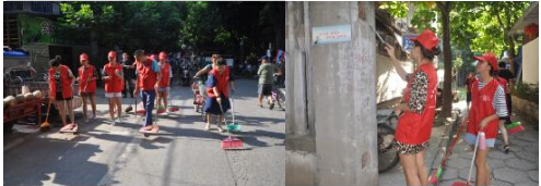 “全域无垃圾 全民齐行动”——我院党团员志愿者在行动