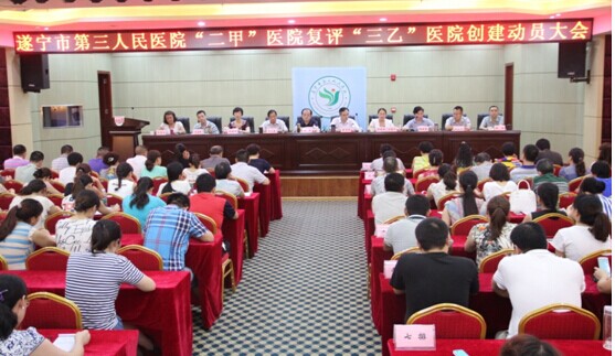 我院举行“二甲医院”复评和“三乙医院”创建动员大会