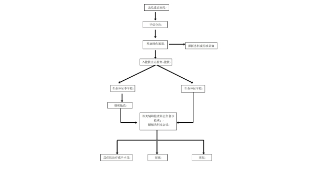 急诊绿色通道服务流程