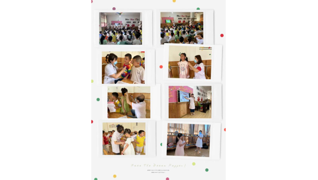 护佑健康、快乐成长 —我院走进周乔幼儿园