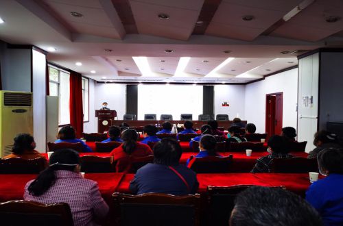 遂宁市第三人民医院  开展全院保洁人员院感知识培训