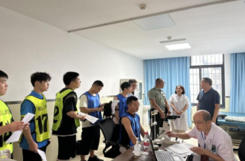 市三医院开展2023年度夏秋季征兵体检