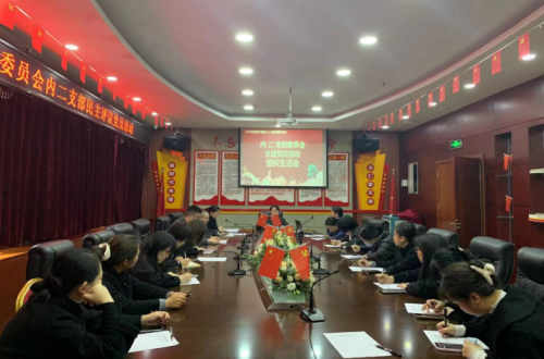 内科二支部开展基层党组织组织生活会并开展民主评议党员活动