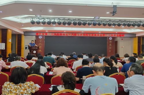 传达学习区委五届十三次全会精神，推进医院高质量发展